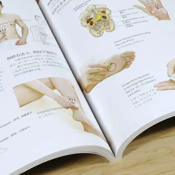 Bilingválne Cenné Používa ilustrovaná príručka k guasha terapia podľa Zhang Xiu Qin ( v angličtine a Čínštine ) Kniha