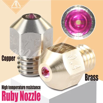 Mäkký Vysokej Teplote Ruby Tryska 1.75 mm Kompatibilný So Špeciálne Materiály, Petg Abs Pei Nahliadnuť Nylonu Pre vzdať sa 3 Cr10 Mk8 Hotend