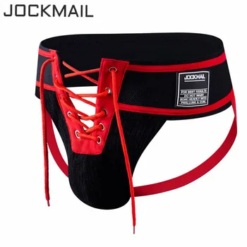 JOCKMAIL Jockstrap Sexy Tangá Atletický Priaznivci pre Mužov , Posilňovňa, Fitness & outdoor / Vonkajšie Vnútorné Nosenie Mäkké Spodky Gay Bielizeň