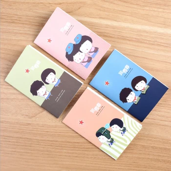 Mu Yi tvorivé student notebook papiernictvo cartoon vrecku prenosné malá kniha malý darček malé čerstvé denník