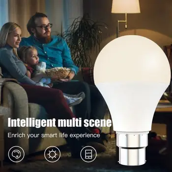 Tuya/Smart Život Smart WiFi Smart Žiarovky E27 B22 RGB LED Lampa Stmievateľné Práce S Amazon Alexa Domovská stránka Google Voice kontrolka