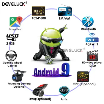 Android 10 2 Din autorádia Multimediálne Video Prehrávač, GPS Navigácia Pre Kia RIO 3 4 rokov 2011-2016 2din Stereo DSP Auto Displej 6 G+128G