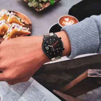 Originálne Kožené Watchband Zápästie AMAZFIT GTR 42MM/47MM Smart Hodinky