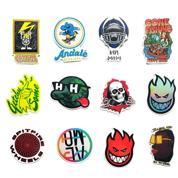 100 pohode skateboard 2021 módne Nálepky Na Kufor Skateboard Notebook Batožiny, Chladnička, Telefón, Auto Styling DIY Odtlačkový nálepky