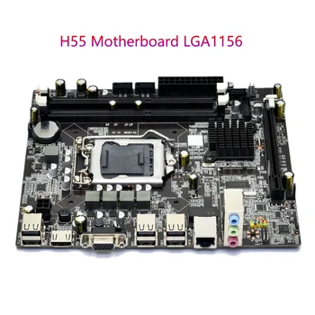 H55 Doske LGA1156 DDR3 Podporuje 8G SATA2.0 PCI-E X16 pre LGA1156 Server Series