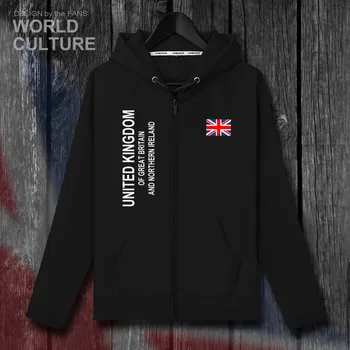 UK Spojené Kráľovstvo Veľkej Británie GBR kabát mens rúna hoodies zimné svetre mužov bundy a národ mikina oblečenie 2018