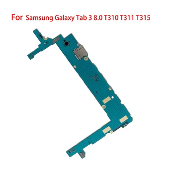 Testované Plný Pracovný Odomknúť Základná Doska Pre Samsung Galaxy Tab 3 8.0 T310 T311 T315 Doske Android Logic Board Čipy