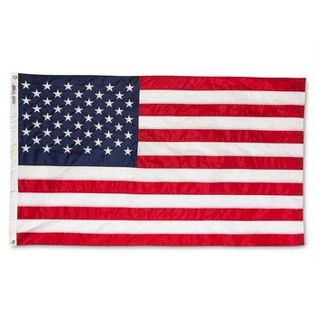 Vlajku USA Červená Čiara Vlajka S Mosadznými osadené priechodkami Polyester Americkej Vlajky pre Americký Deň Nezávislosti Obojstranný Tlačené