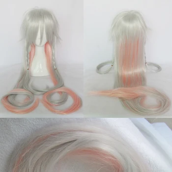 VOCALOID3 IA/Library IA Cosplay Parochne 130 cm Sivá Ombre Zmiešané Ružová Zakomponovaný Syntetických Vlasov + Parochňu Spp