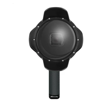 Podvodná Dome Port pre GoPro Hero 7 6 5 Black s Plavákom Priľnavosť, Vodotesné puzdro Slnečník Objektív Dome Go Pro 6 5 7 Príslušenstvo