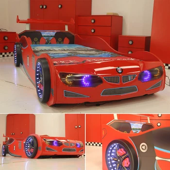 Deti posteľ auto - Car racing prísteliek pre deti izby - supercarbeds