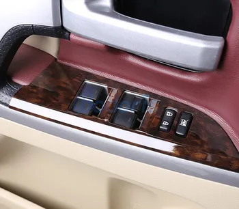 Pre Toyota Land Cruiser 200 2008-Interiér Pôvodný Drevený Farba Dekorácie Tvarovanie Výbava Kryt Panel Auto Styling Príslu