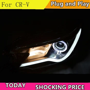 Auto Styling Pre Honda CR-V CRV svetlomety na roky 2012-hlavy lampy, LED Svetlo, predné svetlo Bi-Xenon Šošovky, xenon HID