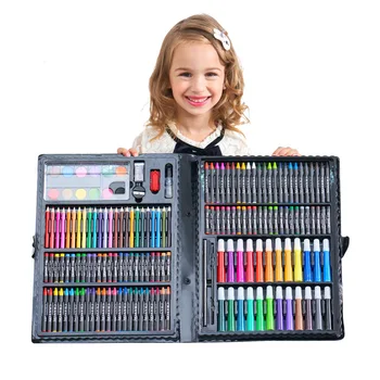Zš je maľovanie štetcom 168 non-jedovaté maľovanie akvarel pen set materskej škole pastelka 36 farba darček