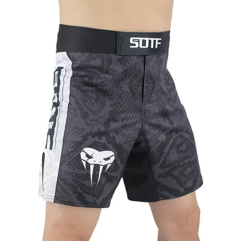 SOTF Had Rozsahu Fitness Priedušná Športové Divoký MMA boxerské šortky Tiger Muay Thai šortky mma boj šortky kickbox boxerské