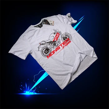 KODASKIN Motocykel tričko Tee Košele Mužov Topy & T T-shirt pre Motorka Ducati Monster 796
