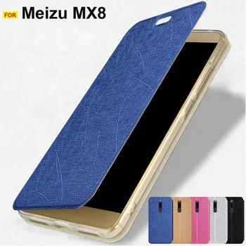 Pre Meizu X8 prípade Ultra tenké stojan kožené puzdro pre Meizu X8 kryt Meizu M6T flip puzdro pre Meizu M6 Poznámka M6S Poznámka 9 15 16XS prípade