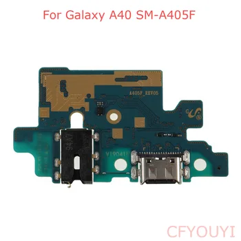 Originálne USB Dock Nabíjačku Nabíjací Port Flex Kábel Vymeňte Časť pre Samsung Galaxy A40 A405F