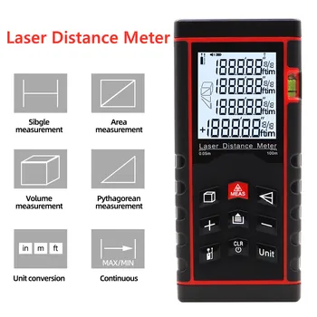 Mini Laserový Diaľkomer Laserový Merač Vzdialenosti laserom rozsah finder pásky merač vzdialenosti stavať opatrenie 30 M 40 M 60 M 100 M 40%off