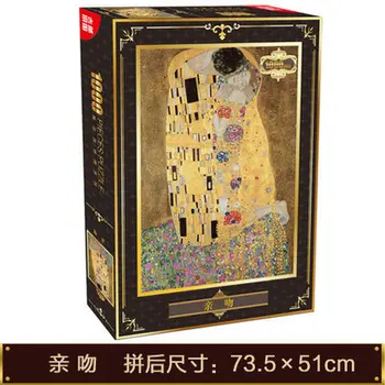 1000 Ks/Set-Diamond Puzzle Slávny obraz Sveta Van Gogh Olejové Maľby Dospelých, Deti DIY obrazová Skladačka Tvorivosti Predstavte si, Hračky