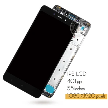 Pre Xiao Redmi Poznámka 4 LCD Matice Dotykový Displej Digitalizátorom. Montážny Rám Pre Redmi Poznámka 4 4G Displej Dotykový PROCESOR: MTK Heliograf X20