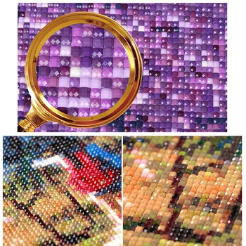 Zhui Star 5D DIY Plné Námestie vŕtačky Diamantové kreslenie Cross Stitch Tiger rodiny Drahokamu Výšivky Mozaiky domova darček