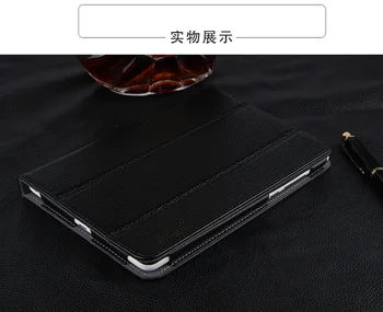 Kvalitné Originálne Reálnom Kožené Stojan Smart Spánku Kryt Magnet Funda Prípade Pre Xiao Mipad 4 Mi Pad 4 Generácie 8 palcový Tablet