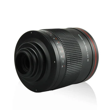 Lightdow 900 mm kláves F8.0 Super Teleobjektív Zrkadlový Objektív Objektív Kamery+ T2 Mount Adaptér Krúžok pre Canon Nikon Pentax Sony DSLR Fotoaparáty
