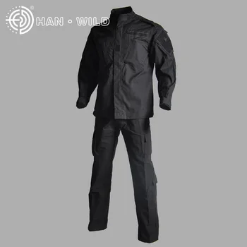 Vojenskú Uniformu Bunda + Nohavice Outdoor Paintball Airsoft Multicam Taktické Ghillie Suit Kamufláž Army Combat Nepremokavé Oblečenie