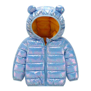 2020 jeseň zimné detské bundy Zlaté baby girl bundy detské bundy deti teplá bunda s kapucňou detské oblečenie novorodenca chlapci bundy