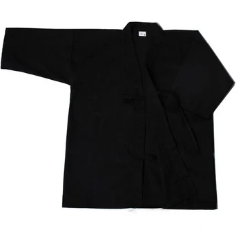 UNISEX kvalitné Letné quick dry stripe bunda červená/čierna Japonského bojového umenia kendó uniformy odev vyhovuje Aikido Topy