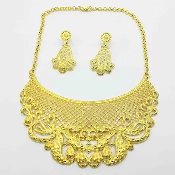 Módne šperky žena šperky set náhrdelníky náušnice prívesok romantické šperky, svadobné šperky strany cestovné šperky