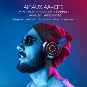 BlitzWolf AIRAUX AA-ER2 bluetooth Music Headset Dynamické Ovládač HiFi Slúchadlá Svetlo Dýchania Ultra-pohodlie PC Počítač Slúchadlá