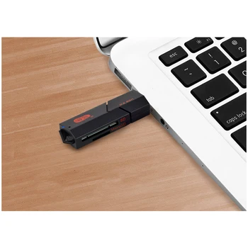 Kawau TF SD Card Reader 3.0 USB Max Podpora 512 gb diskom Kartu Adaptér s Micro SD / SD Kartu C307 Čítačka Pamäťových Kariet pre Počítač