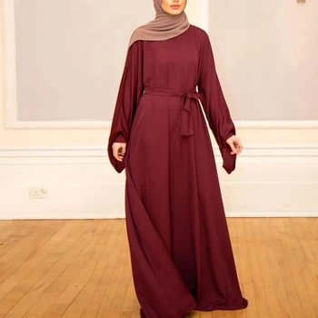 Eid Mubarek Abaya Dubaj Turecko Moslimskou Módne Šaty, Hidžáb Kaftan Islam Oblečenie Šaty Pre Ženy Vestidos Župan Musulman De Režim