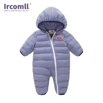 Ircomll 2020 Novorodenca Zimné Jumpsuit Trakmi, Chlapec, Dievča Zimné Oblečenie na Jeseň Zimný Kabát Teplé Romper 3M-24M