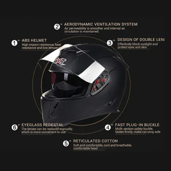 GXT Motocykel Moto Prilba Plnú Tvár Pretekárske Motorky Prilby Zimné Moto Casco Capacete