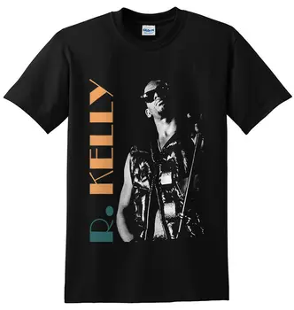 R Kelly Vintage Čierne Tričko pre Mužov 2020 Nový Krátky Rukáv Bavlna Lete Bežné Muži Fashion Street Nosiť Vlastné T-Shirt