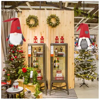 Vianočné Švédsky Trpaslíci Elf Bábika Vianočný Dekor Anonymný Bábika Ozdoba Na Vianočný Stromček Top Star Dekor 2021 Natal Navidad Darček