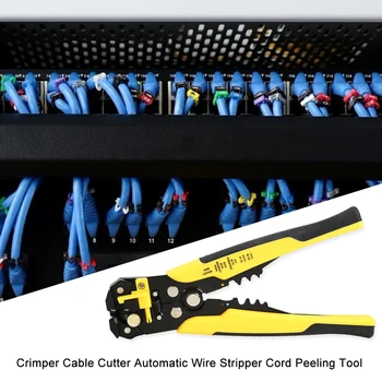 Multifunkčné Crimper Kábel Fréza Automatické Drôt Striptérka Kábel Peeling Stripping Nástroje+Terminál Auta