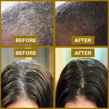 Sivá Reverzné Farba Vlasov Šampón stmavnutie šampón Proti lupinám Šampón Vyživuje Čierne Vlasy Oprava Poškodených Suché Vlasy 200 ML