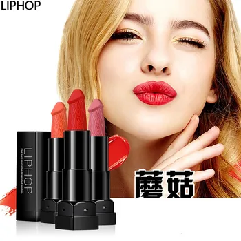 Liphop značky 8 farba kórejský huby hlavu matné rúže velvet trvalé Hydratačné lip stick kozmetika matt červené pery, make-up