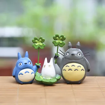 Ďatelina cartoon Mini bábika roztomilý Totoro DIY scény deti hrať dom hračky, dekorácie pre črepníkové rastliny sclupt akcie obrázok