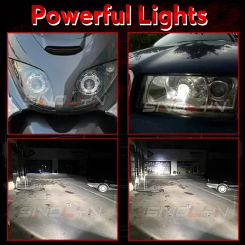Sinolyn Bi LED Reflektor Objektív Projektora Pre H1/H4/H7/H11/H13/9004/9005/9006/9007 LED Auto, Motocykel Mini 1.8 2.0 palcový LED Súpravy