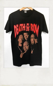 Death Row Records inšpirovať T-Shirt Vintage Veľkosť-S-k-XXXLMENS-T-SHIRT-Tlačené fashion tričko bavlna čaj