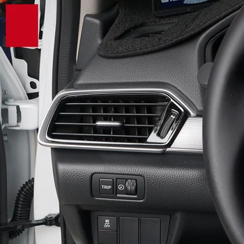 Lsrtw2017 nehrdzavejúcej ocele auto tabuli klimatizácia ventilačné zásuvky trim dekorácie pre honda accord 10. 2018 2019 2020