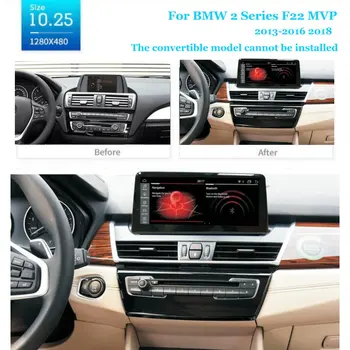 Inex Auta GPS Navigácie Prehrávač Pre BMW 2 Séria F22 MVP 2013-2016 2018 Príslušenstvo Auto Android Multimediálny Systém Videu
