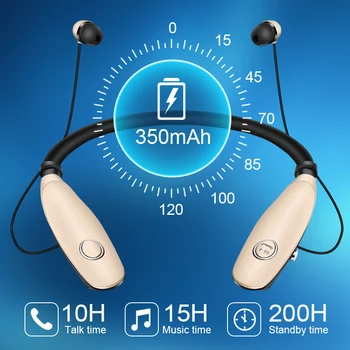 Bluetooth Slúchadlá Bezdrôtové Slúchadlá Bežecké Športy Basy Zvuk Bezdrôtový Neckband Uchu Telefón s Mikrofónom pre Iphone Xiao Slúchadlá