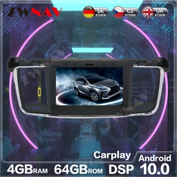 PEUGEOT 508 2011 2012 2013-2017 tak Android10 Auto DVD prehrávač, GPS navigáciu, rádio Stereo Hlava Jednotka auto rádio multimediálny prehrávač
