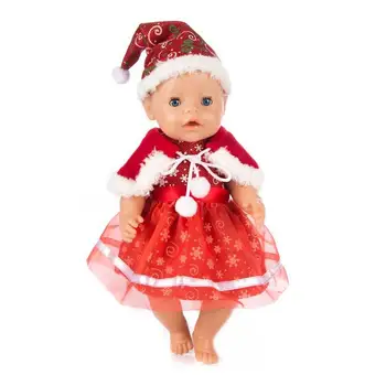 2 Štýly Vianoce Nastavte si Vybrať Bábika Oblečenie vhodné Pre 43 cm baby Doll oblečenie reborn Bábiky Príslušenstvo